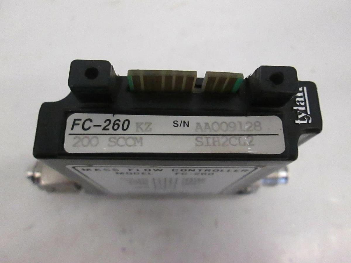Used Tylan FC-260KZ, Mass Flow Controller MFC, SIH2CL2, 200 SCCM, Used