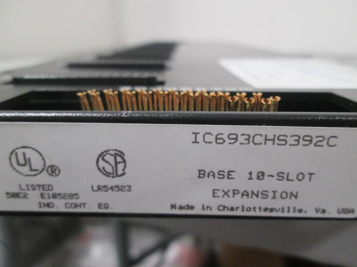 Used GE Fanuc, IC693CHS392C, 10 Slot Baseplate Expansion Module, Used