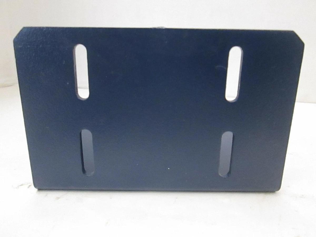 3.5x5.2 inch Blue Powder Coated Aluminum Gen Purpose Bracket, New w gusset