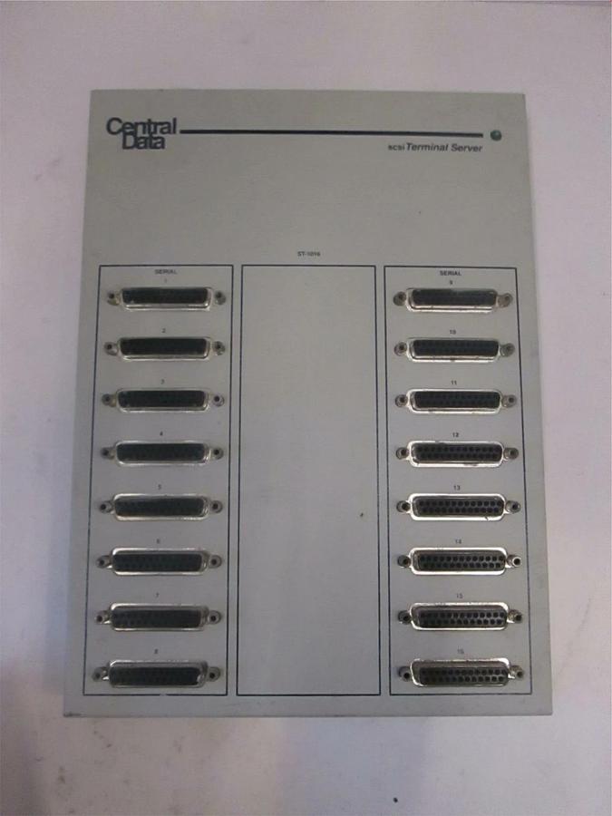 Used Central Data, SCSI Terminal Server, ST-1016, Used