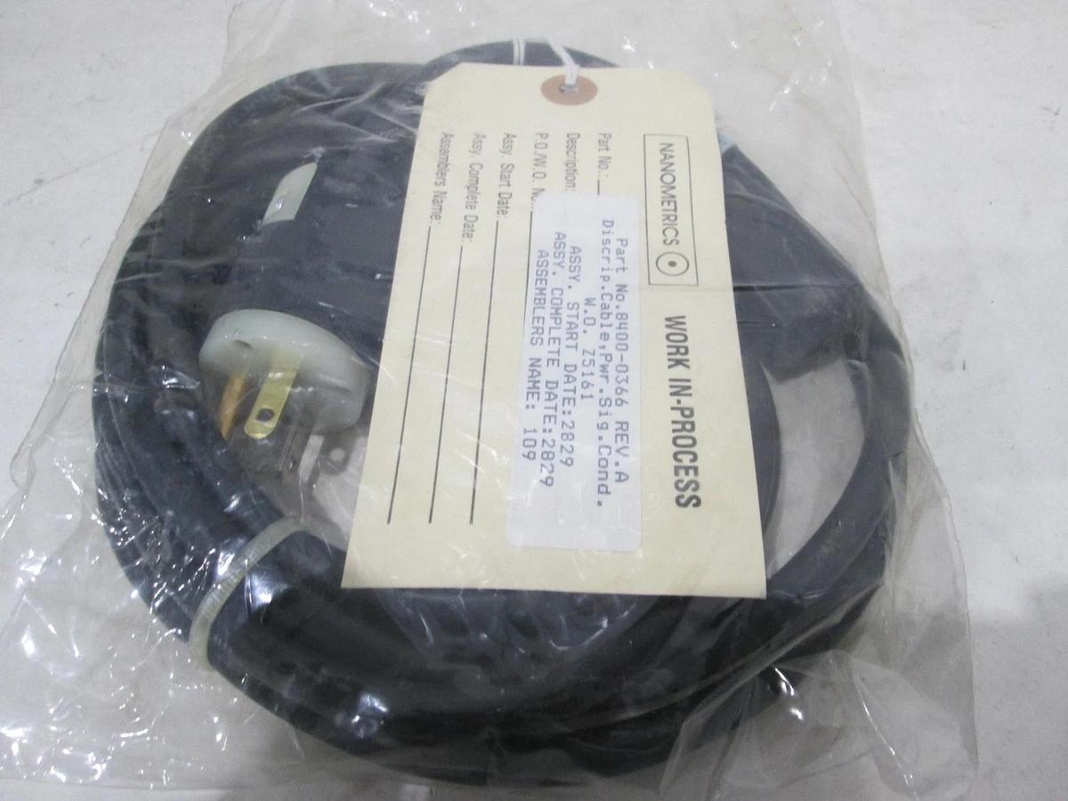 Used Power Cable, Sig. Cond., 8400-0366, Used