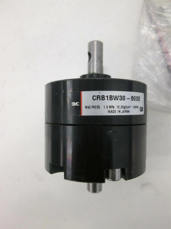 Used SMC, CRB1BW30-90SE, Miniature Rotary Actuator, Used