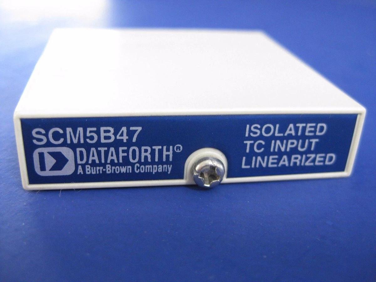 Used DATAFORTH SCM5B47 TYPE B Linearized Thermocouple Input Module , Used