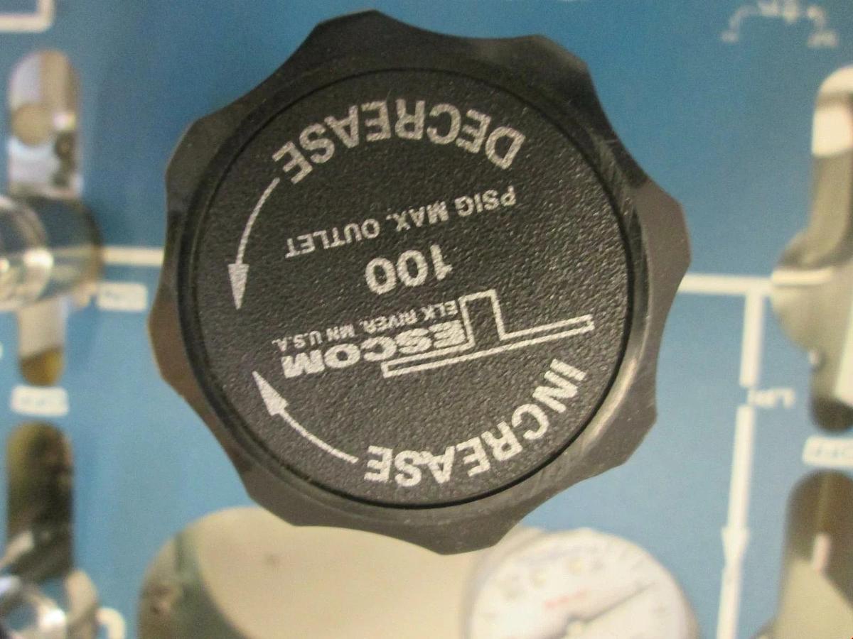 Used Semi-Gas High Purity Gas Panel, previously used for He, No Pigtail, Used