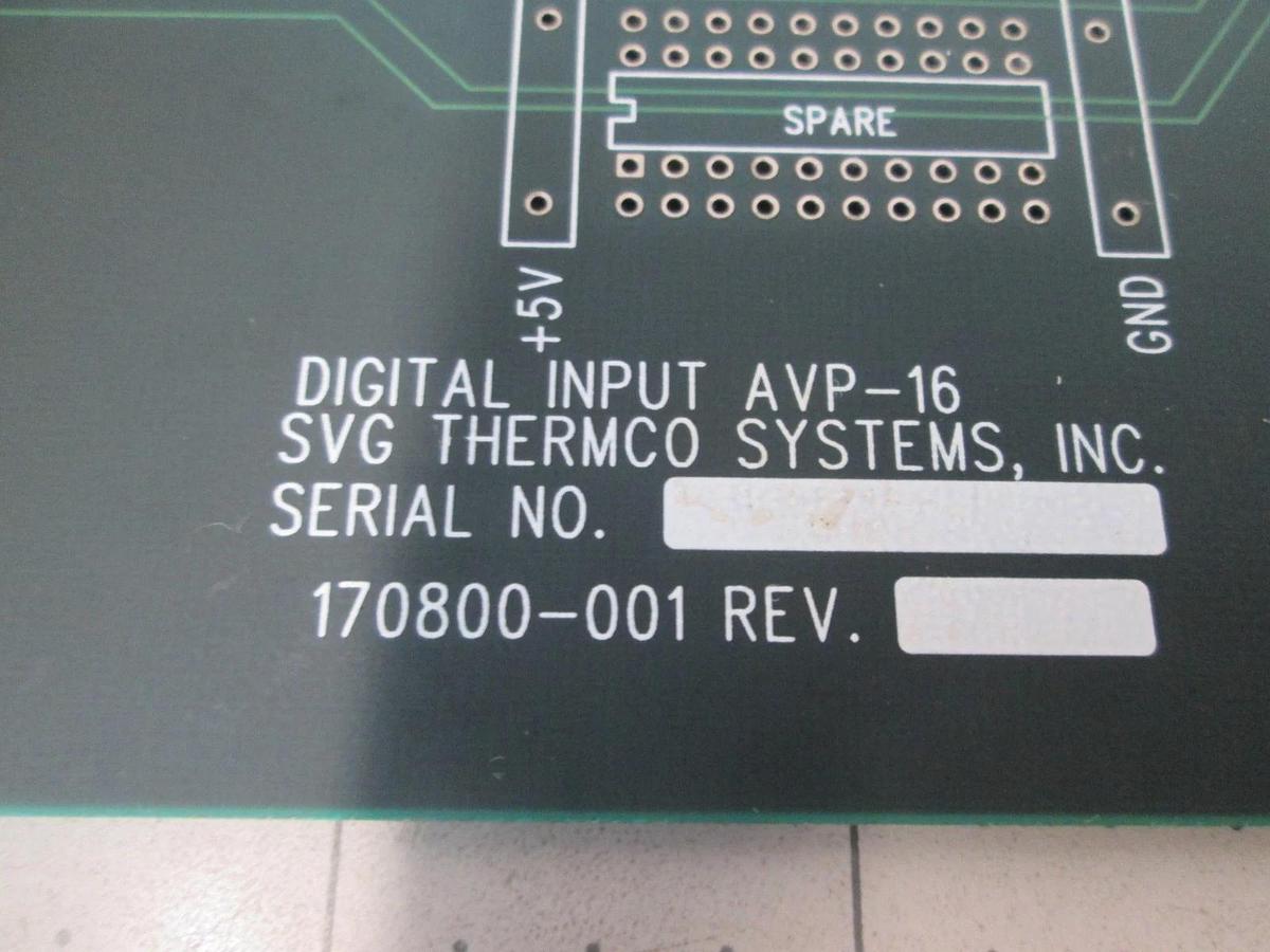 SPT Micro AVP, 170800-001, Digital Input, AVP16 PCB Assy, New