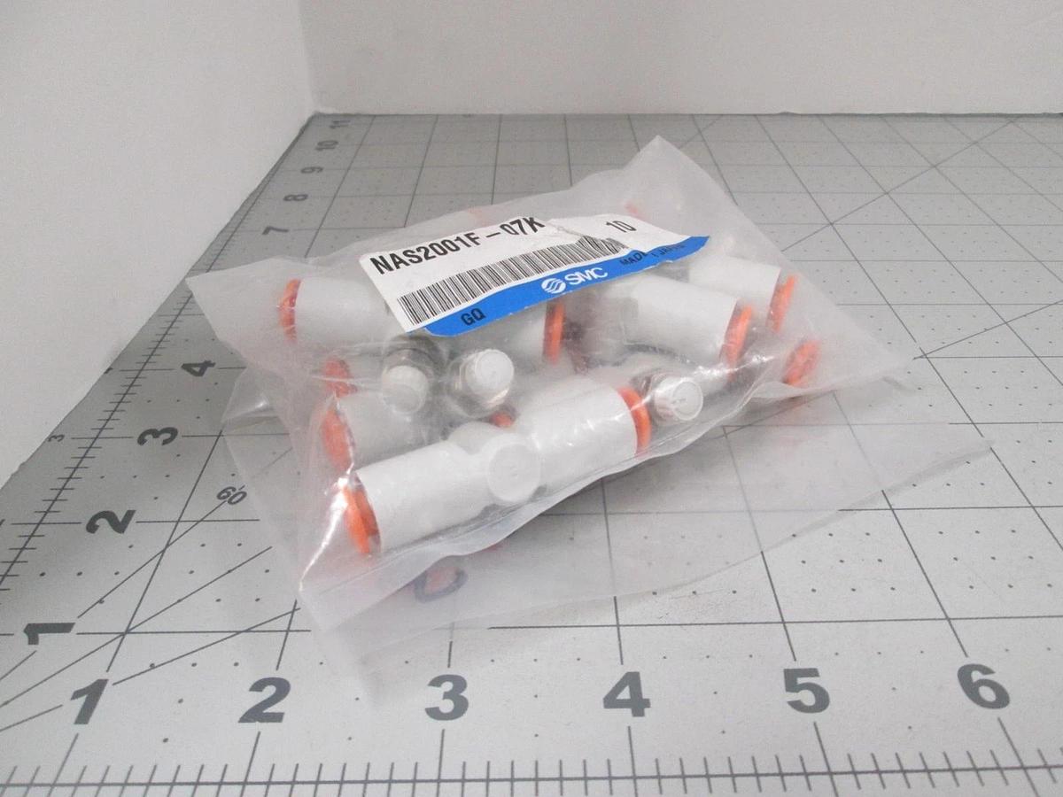 SMC, NAS2001F-07K, Flow Control Valve, New, Lot of 10