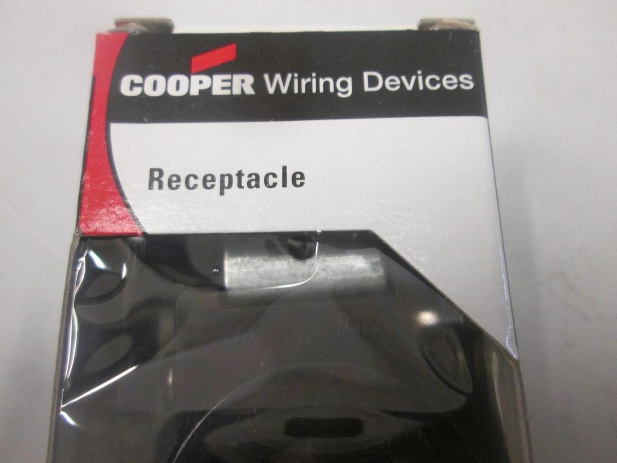 Used Cooper, 1877B-Box, Single Receptacle, 20A, 125V, New