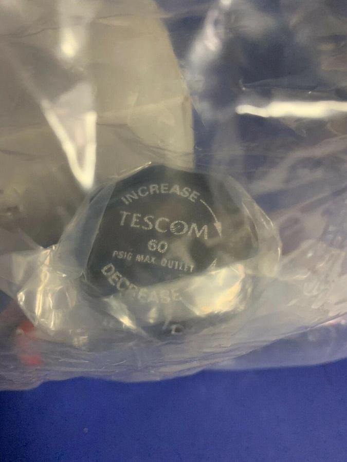 Used Tescom 64-26V1TRL20 Regulator, 1/2" FVCR, 60 psi, New