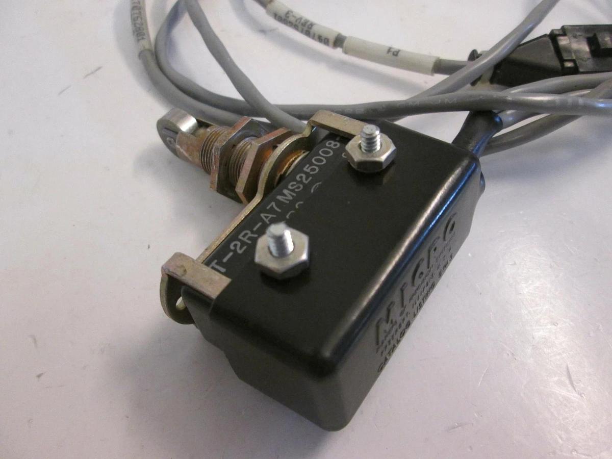 Used Micro Switch T-2R-A7, S25008 w/ Cable Assy