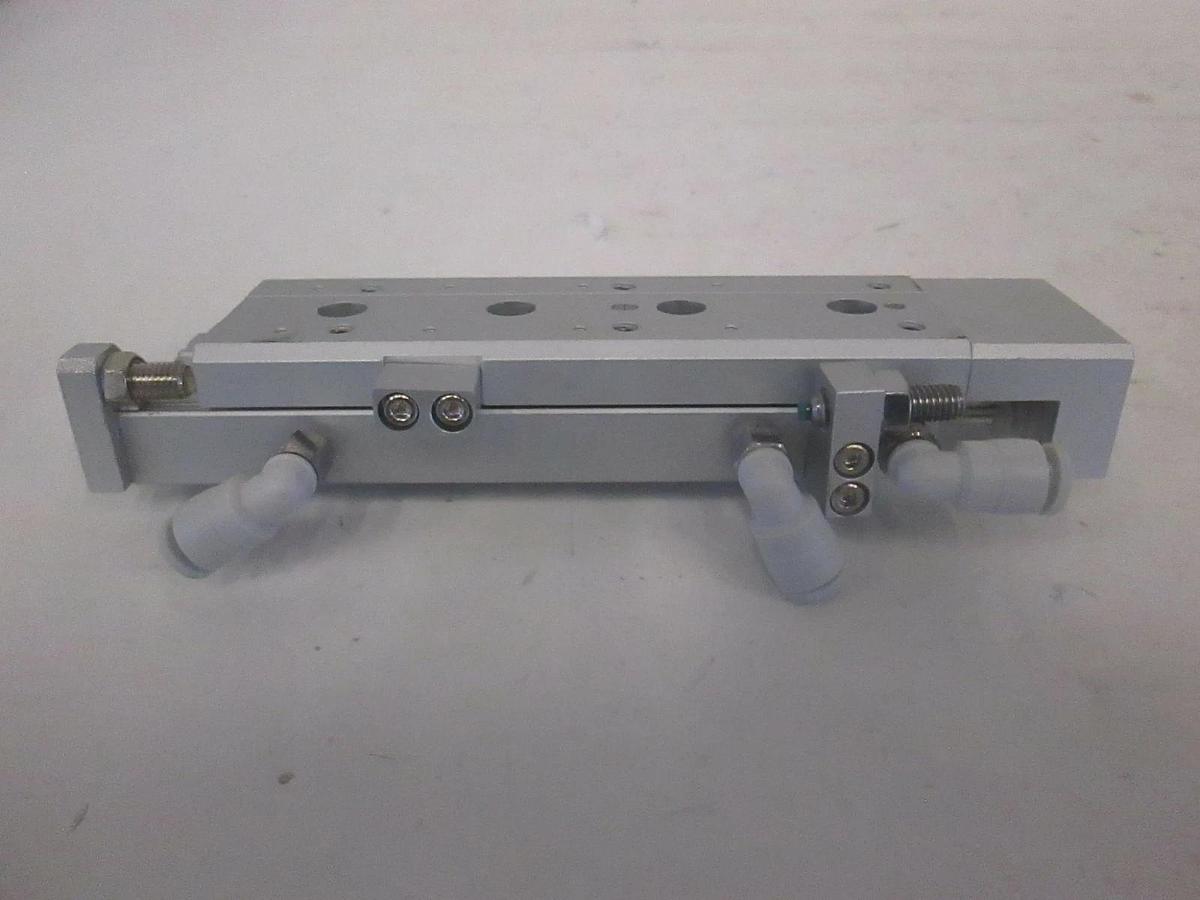 Used SMC 13-MXS6-50A Pneumatic Linear Guided Air Cylinder, Used