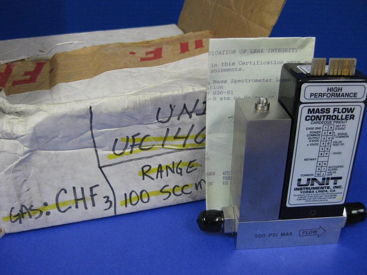 Used Unit UFC-1400A Mass Flow Controller, CHF3, 100 SCCM, Refurbished