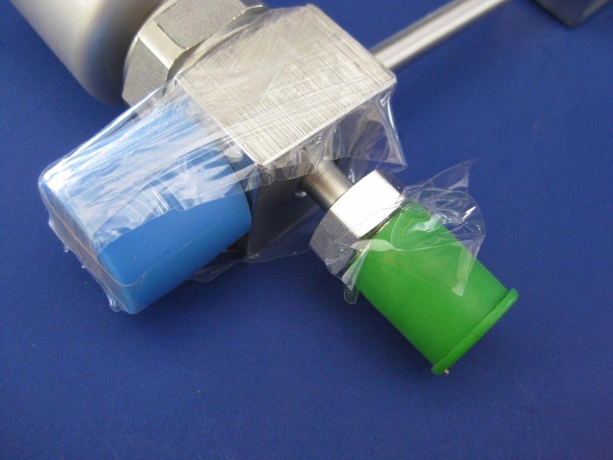 Used NUPRO 6LV-D6257PX-ABA 3-Station Pneumatic Valve Manifold Assy NC/NO/NC, NEW