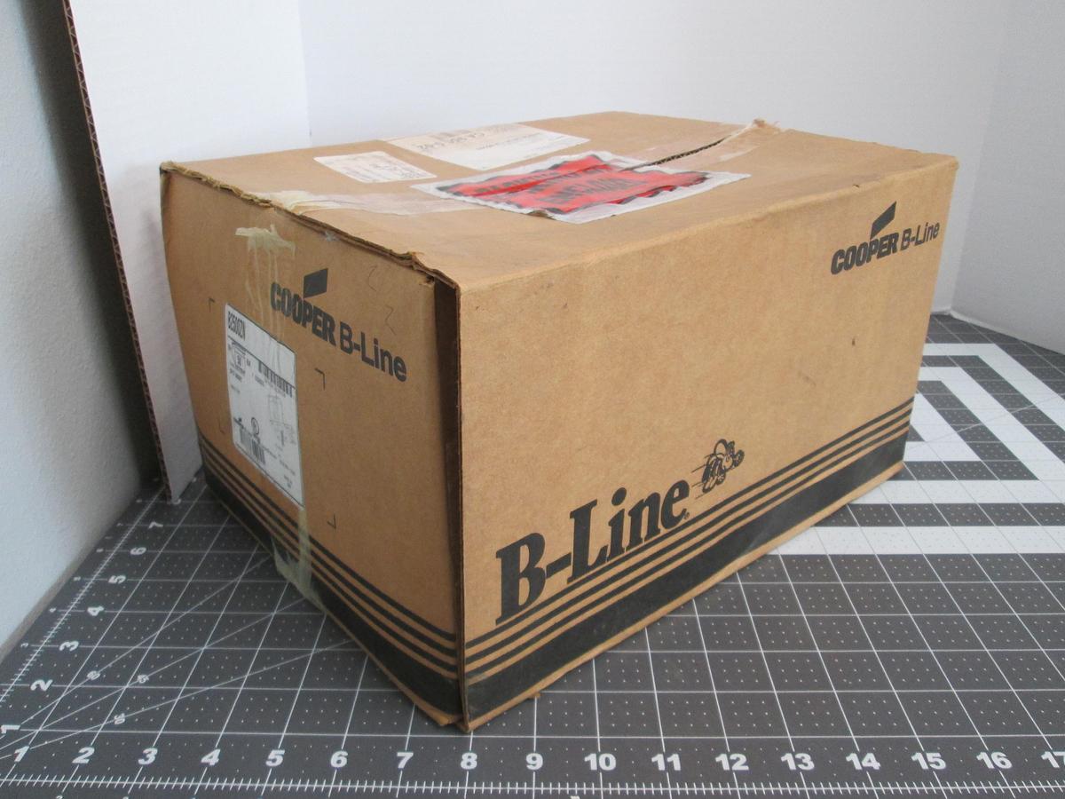 Used Cooper B-Line, B2500ZN, Cable Tray Clamp Zinc Plated 50pcs New In Box