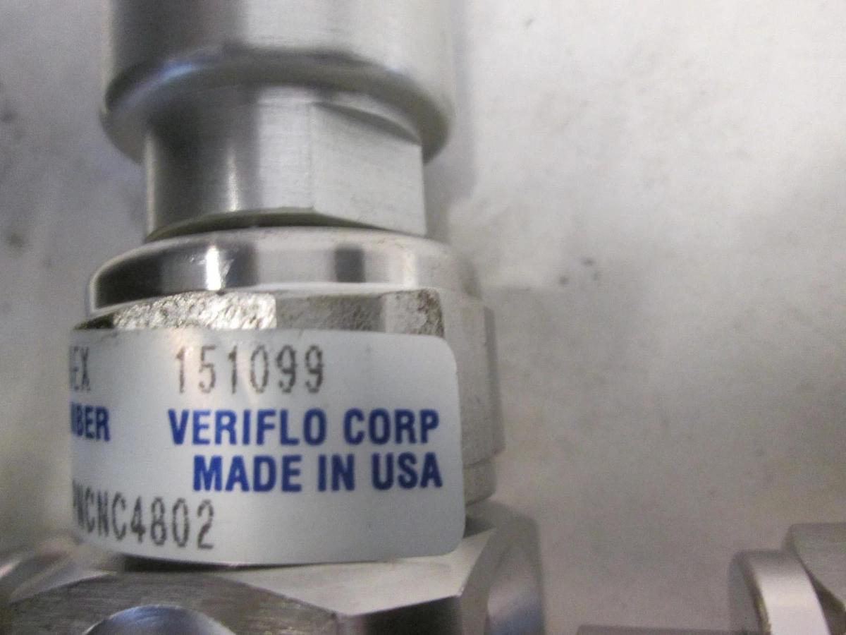 Used Veriflo, 944AOPLPNC, Double Actuator, 3 Way Valve, Used