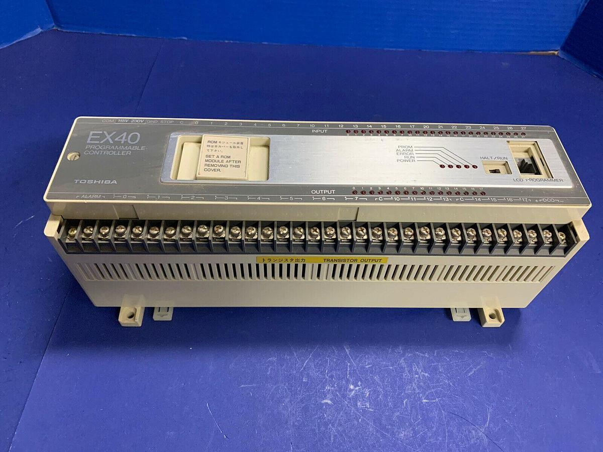 Used Toshiba EX40*MCDB3 Programmable Controller Expansion Module, Used