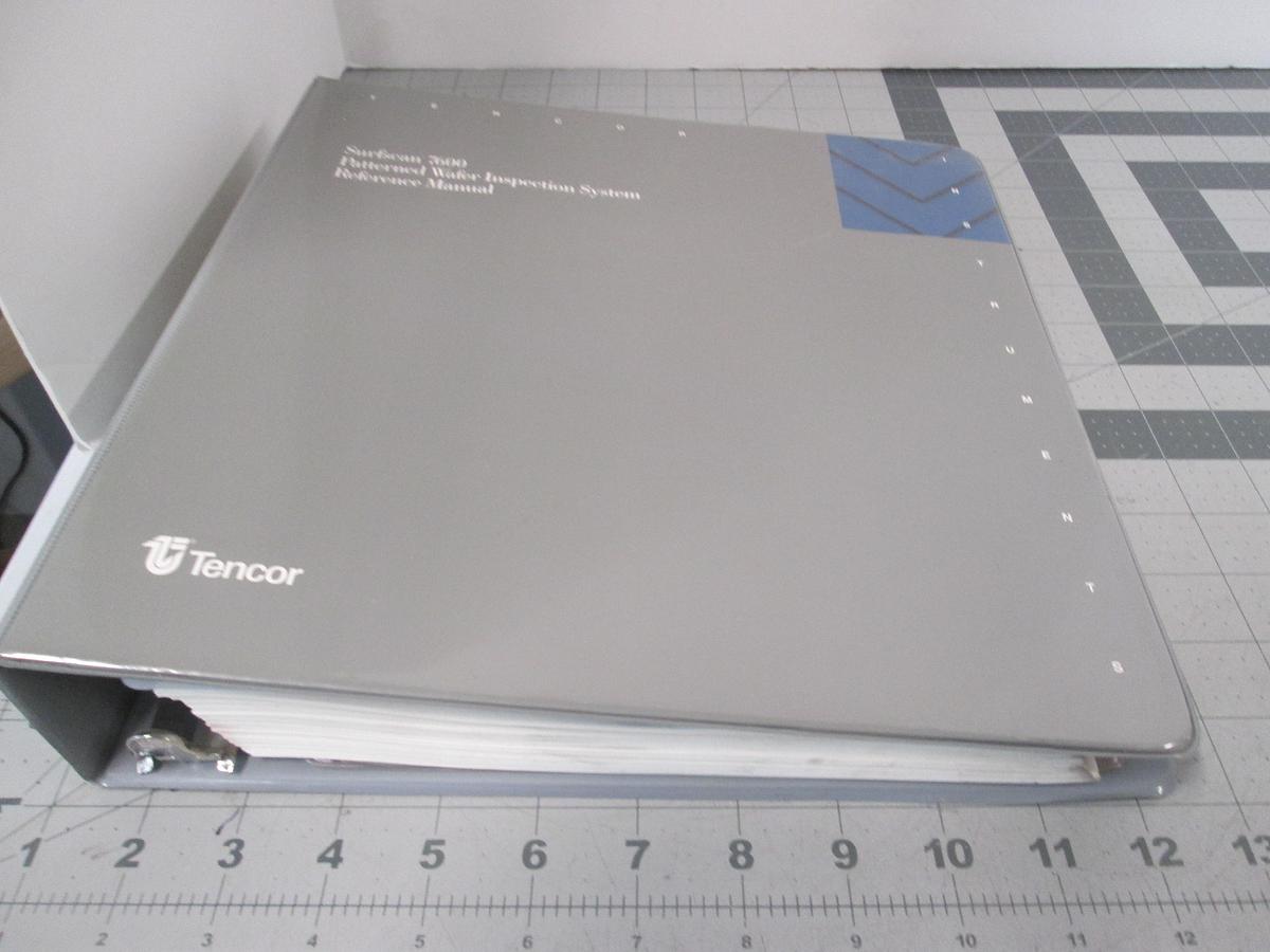 Used Tencore, Surfscan 7600, Patterned Wafer Inspection System, Reference Manual, Used