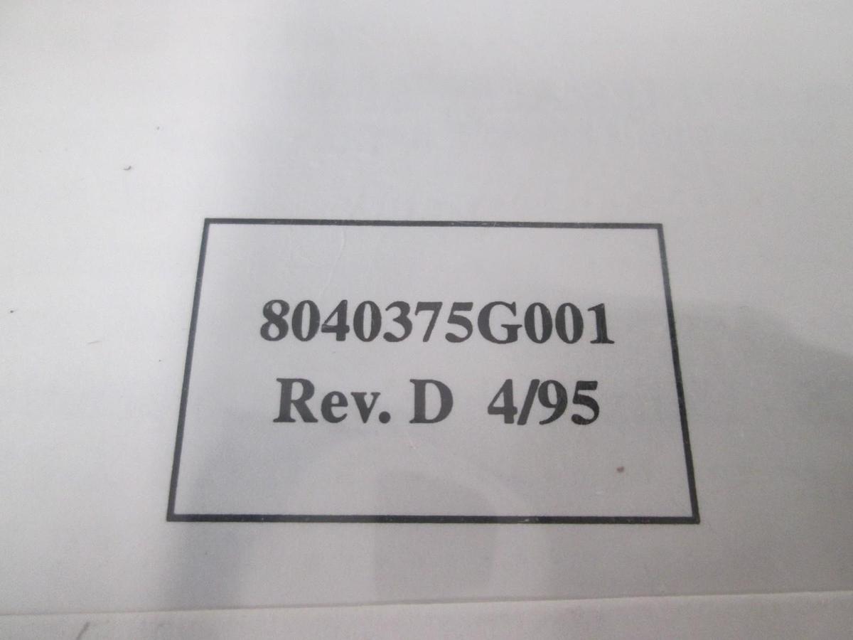 Used CTI-Cryogenics, Network Terminal, Installation, Operation, Maintenance, Used