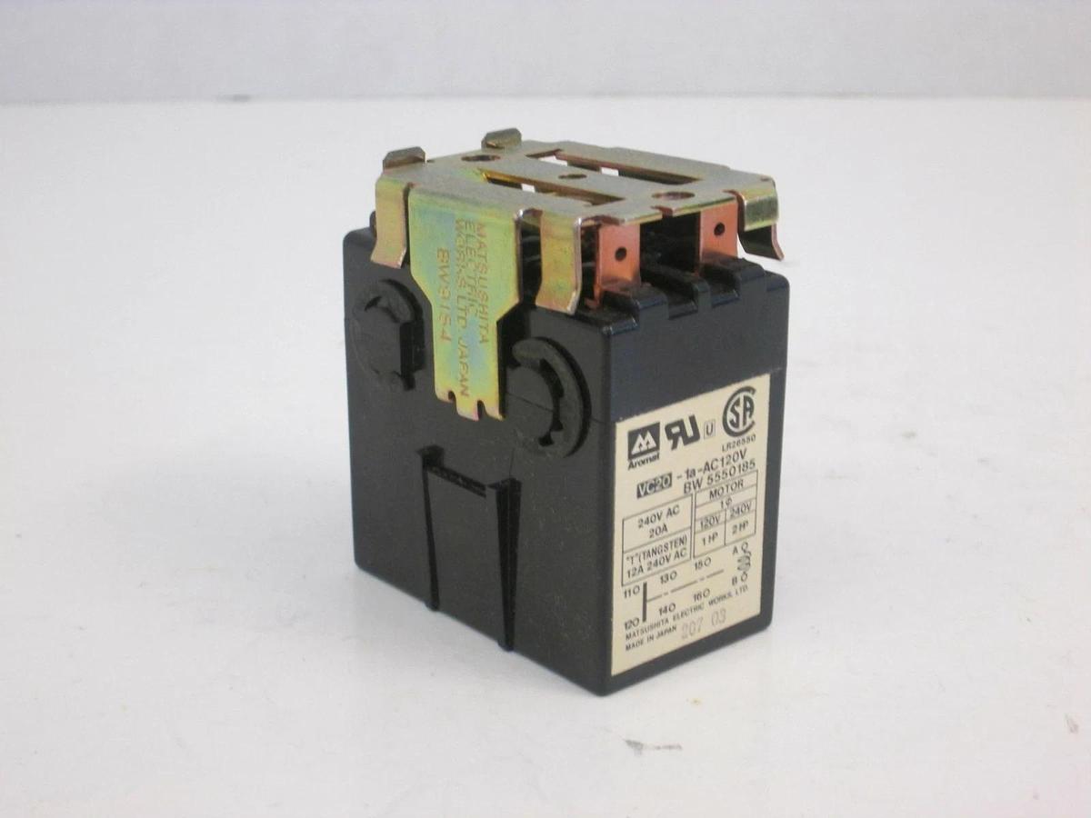 Used Matsushita VC20-1a-AC120V-BW 5550185, 240V AC
