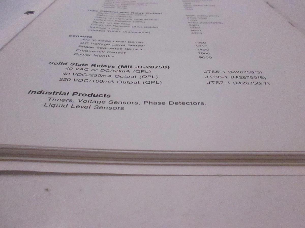 Used Electronics Division Catalog TS100, Used
