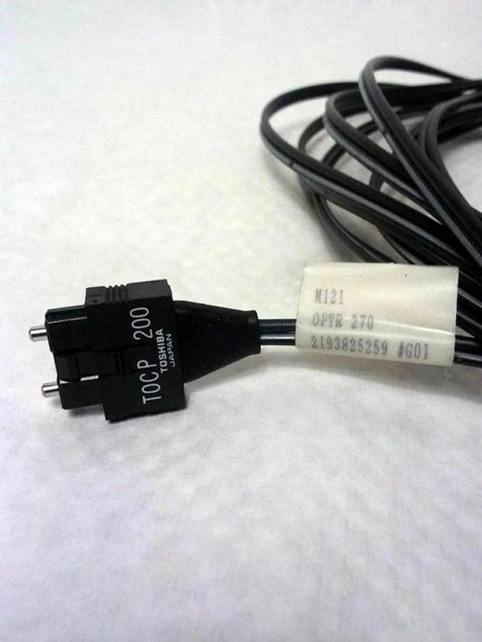 Used Toshiba T0CP-200 Temperature Controller Fiber Optic Cable, Apprx 16.5' , Used