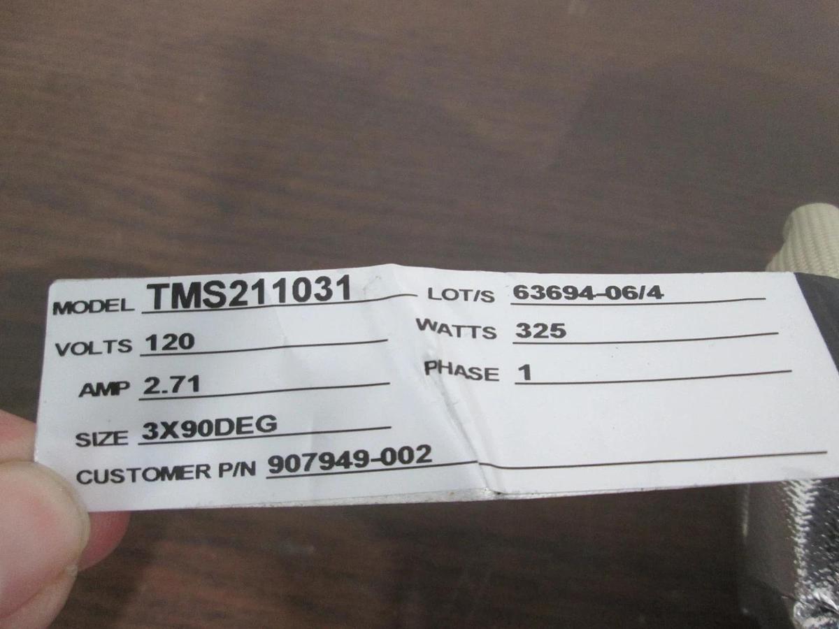 Used SVG , TMS211031, Heater Jacket, 325W, 1 Phase, 2.71A, 120V, Used