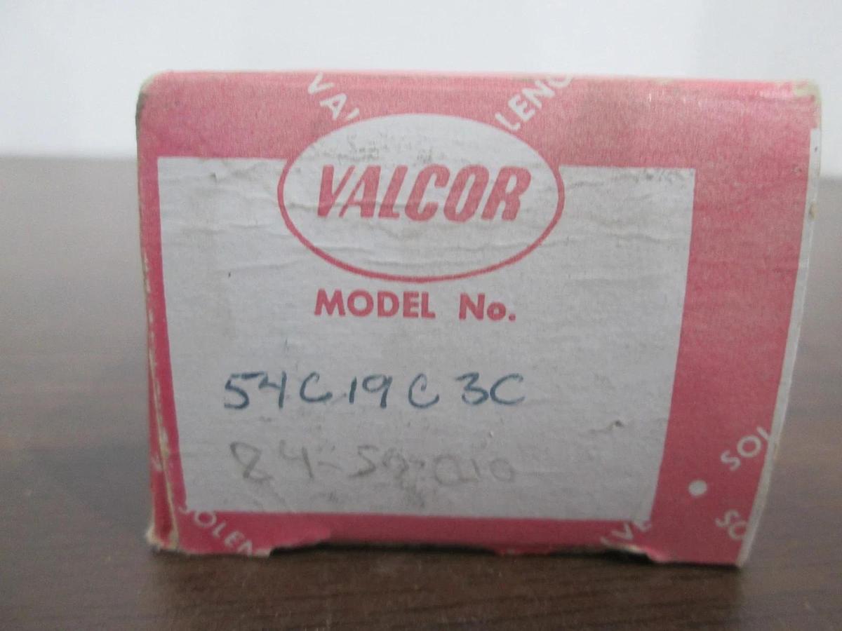 Valcor, 54C19C3C, Solenoid Valve, New