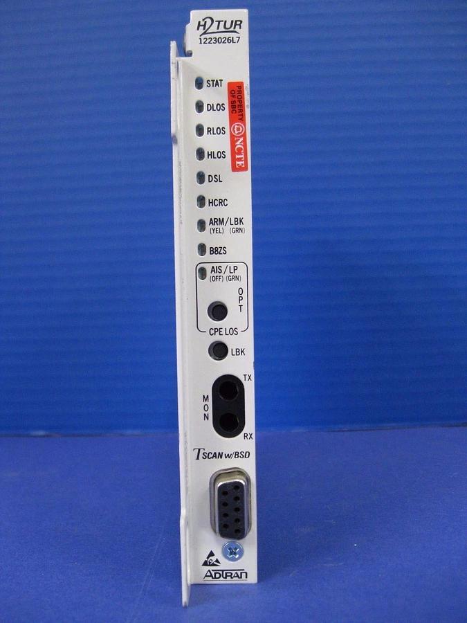 Used Adtran 1223026L7 H2TUR Transceiver Card, Used