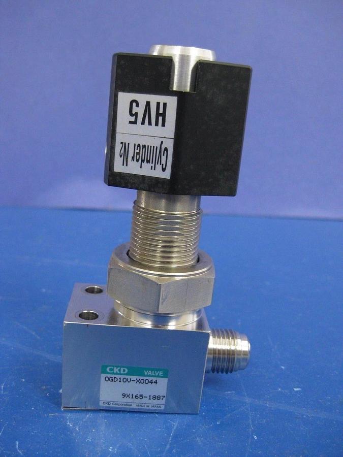 Used CKD OGD10V-X0044 Manual Block Valve w/ 1/4" MVCR Port, Lot of 2, Used