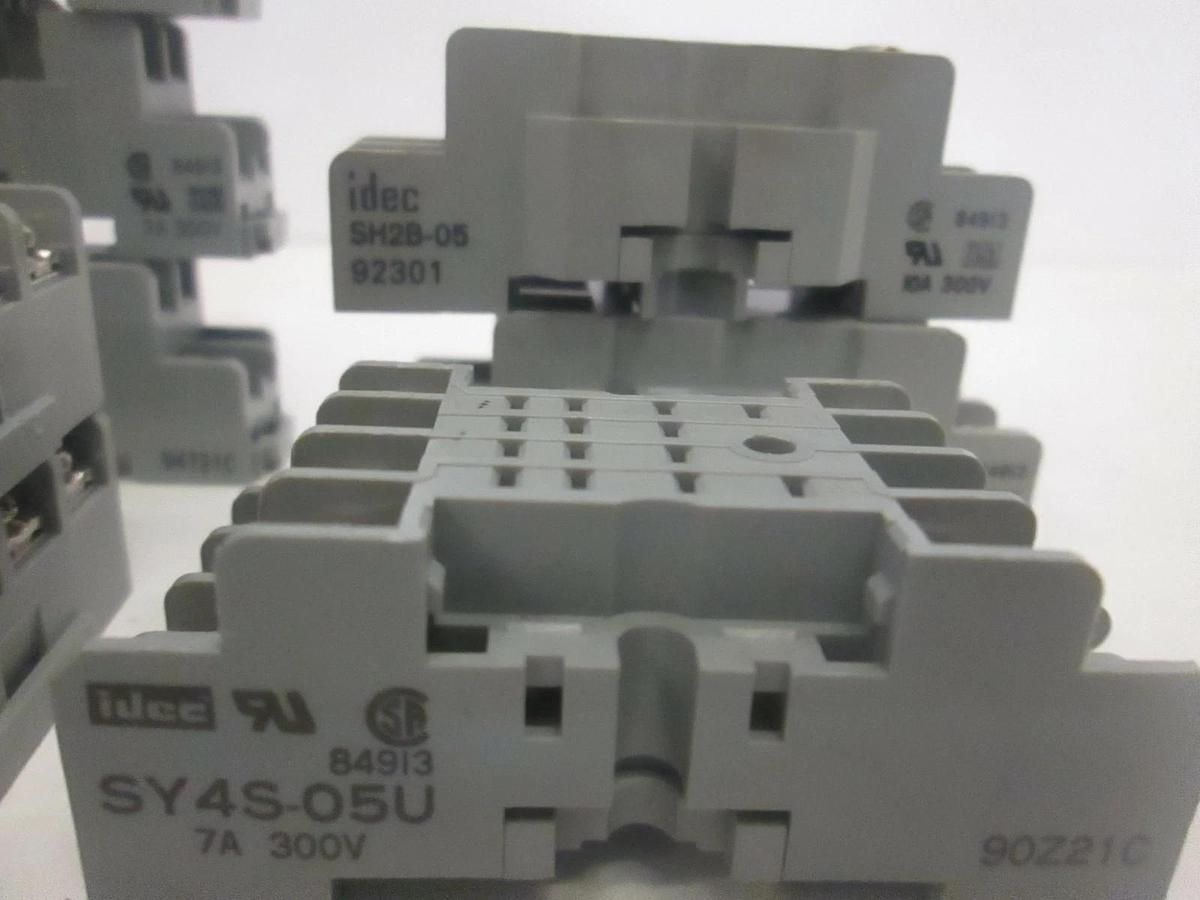 Used Idec, Various Relay Base Sockets, Used, Lot of 11