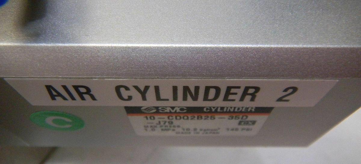 Used SMC Cylinder, Air, Assembly, 10-CDQ2B25-35D-J79