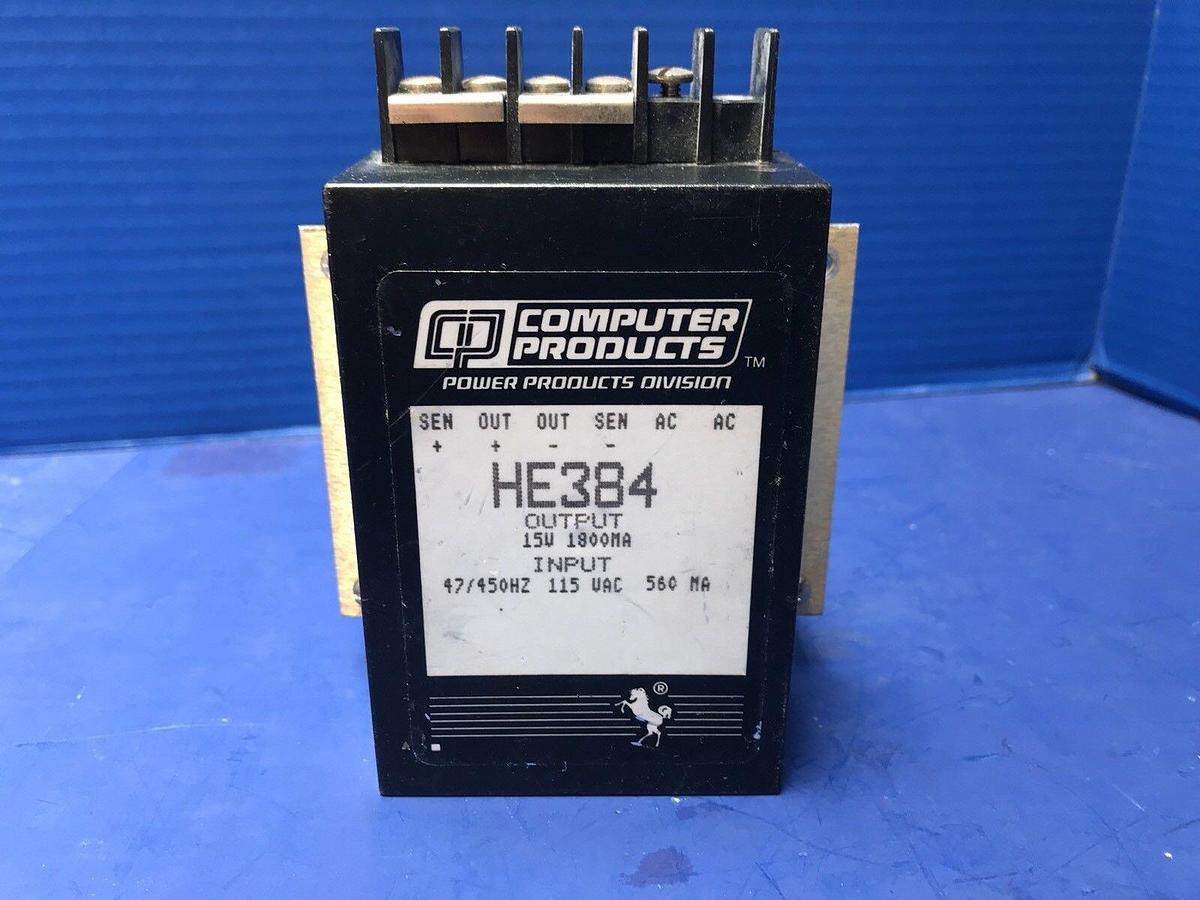 Used Computer Products HE384 15V Power Supply, Used