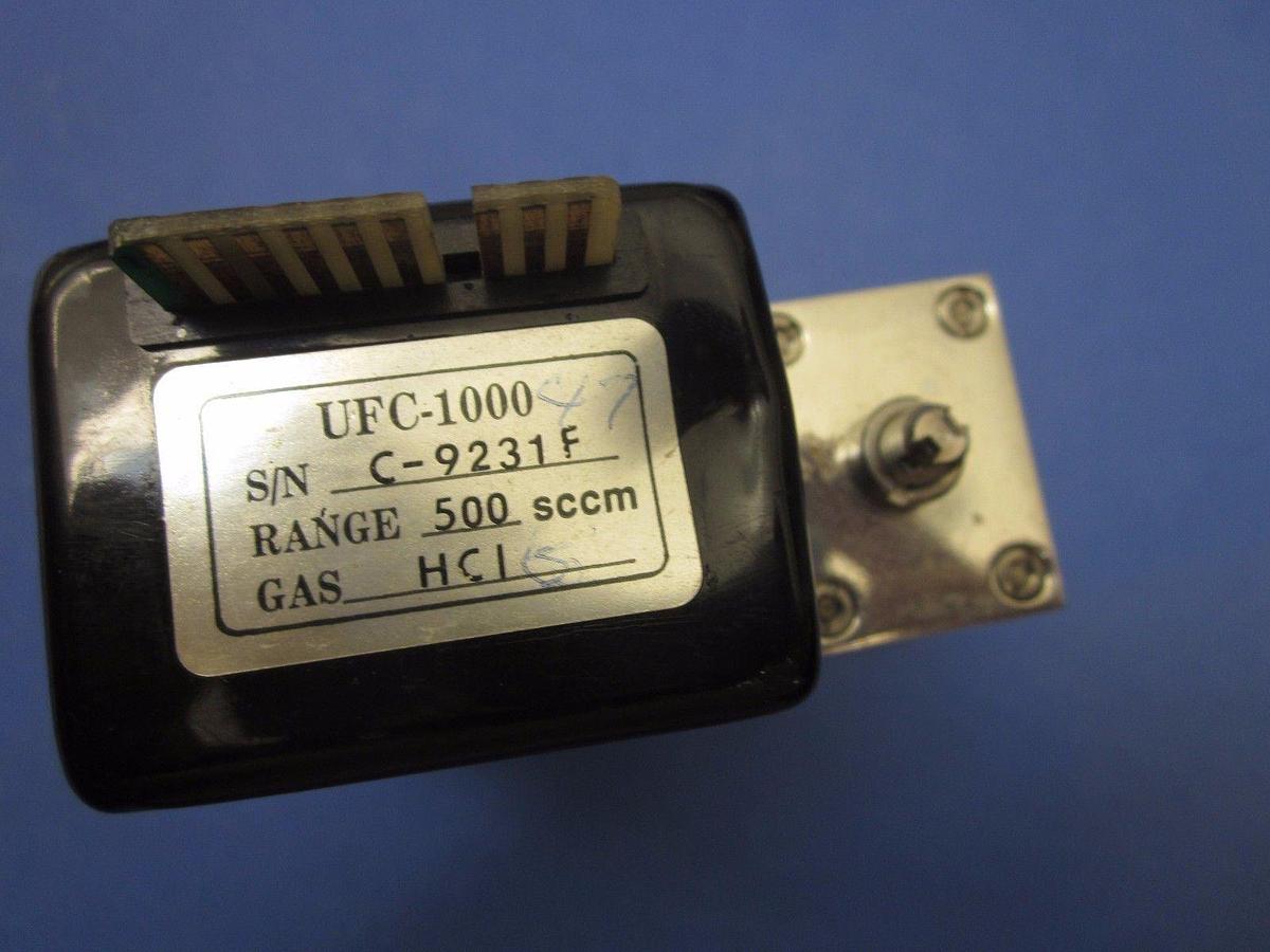 Used Unit UFC-1000, MFC, Mass Flow Controller, HCL, 500 SCCM, 1/4" VCR, Used