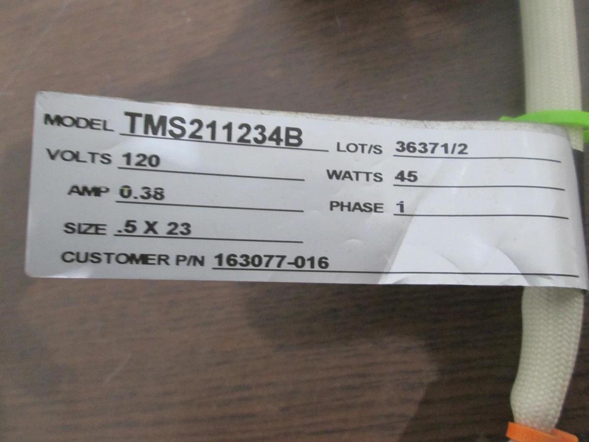 Used SVG, TMS211234B, Heater Jacket, 45W, 1 Phase, .38A, 120V, Used