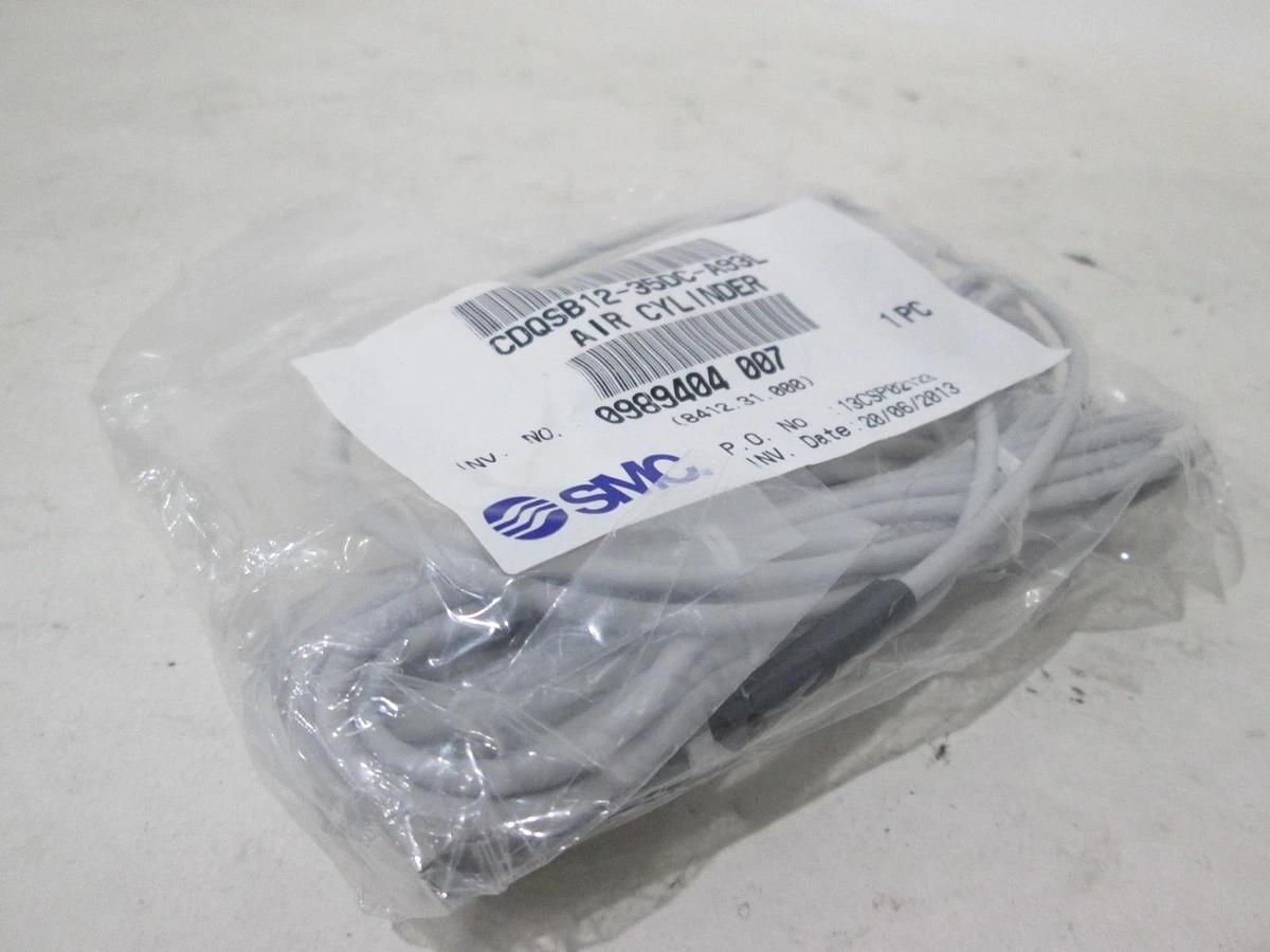 SMC, CDQSB12-35DC-A93L, Air Cylinder w/ Pressure Switch, New