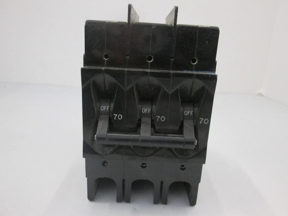Used Airpax, 219-3-5730-1, Circuit Breaker, 3 Pole, 70A, Used