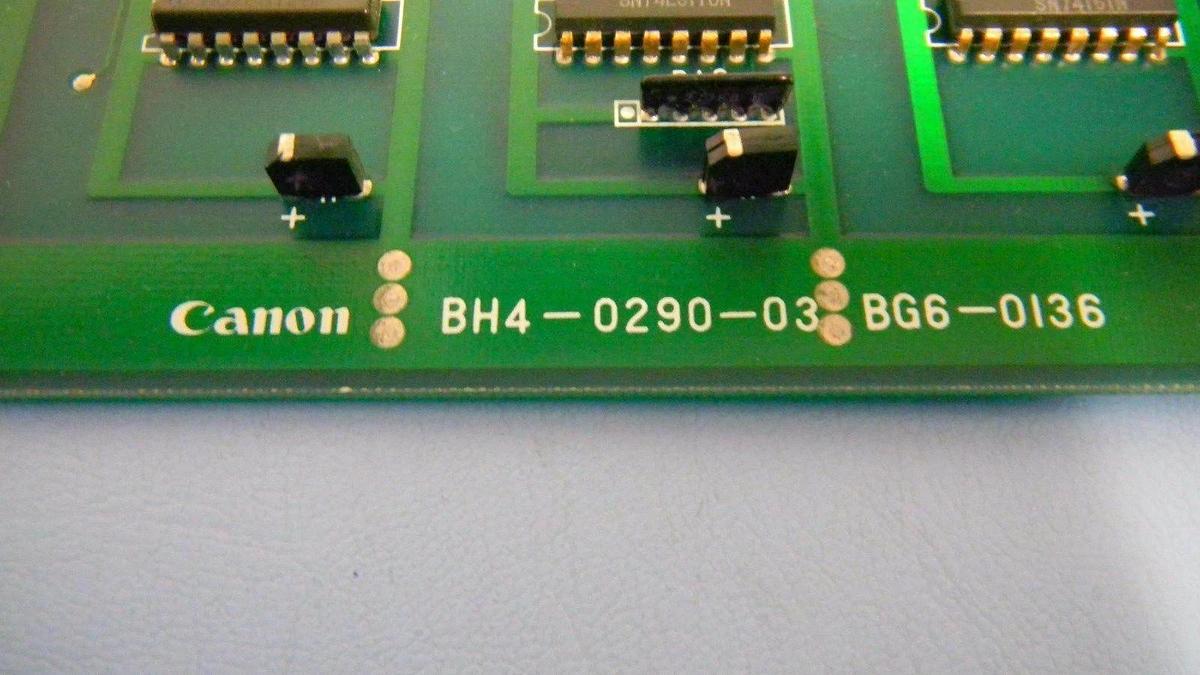Used Canon BH4-0290-03, PCB Assembly, Working When Removed