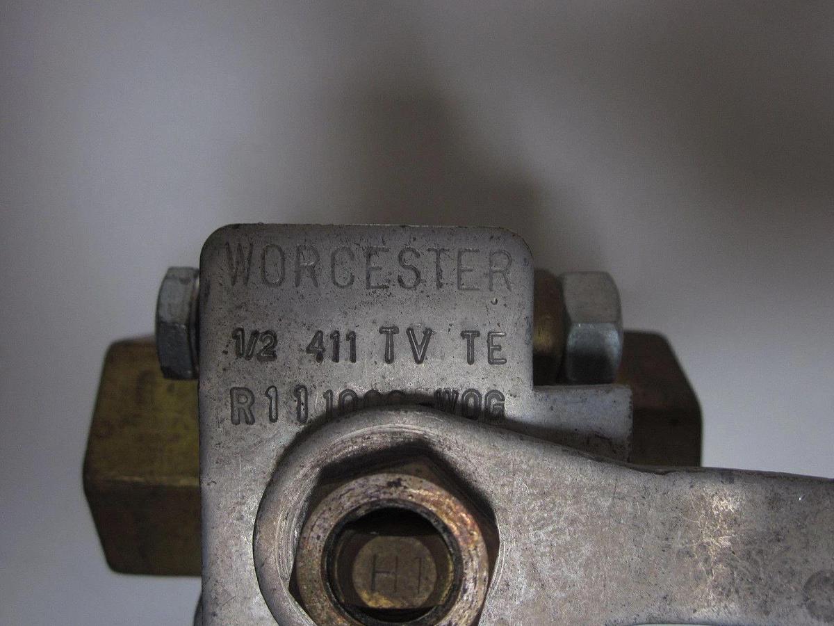 Used Worcester 1/2" Ball Balve, 411TVTE, Used
