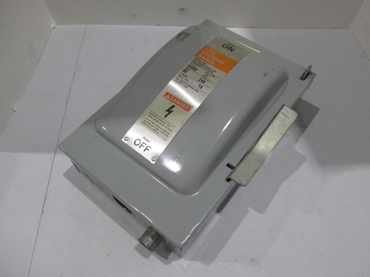 Used Siemens, I-T-E, JU322, Enclosed Switch, General Duty, Used