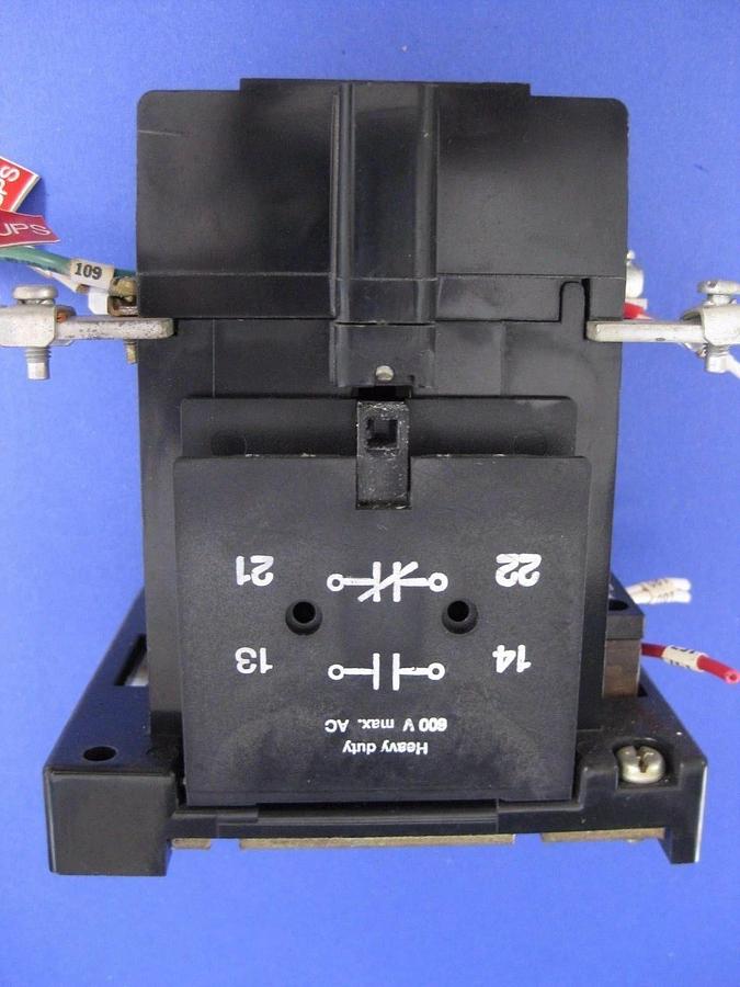 Used ASEA Type EH20 Contactor Size0 1Ph 2Pole 18Amp 600VAC, Lot of 2 Used