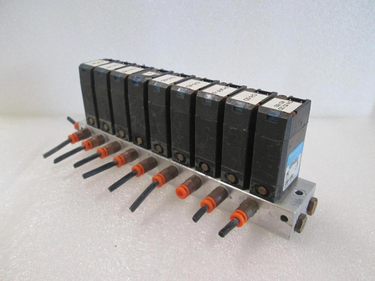 Used Honeywell, K3PX002, Solenoid Valve Block Assy, 9 Valve, Used