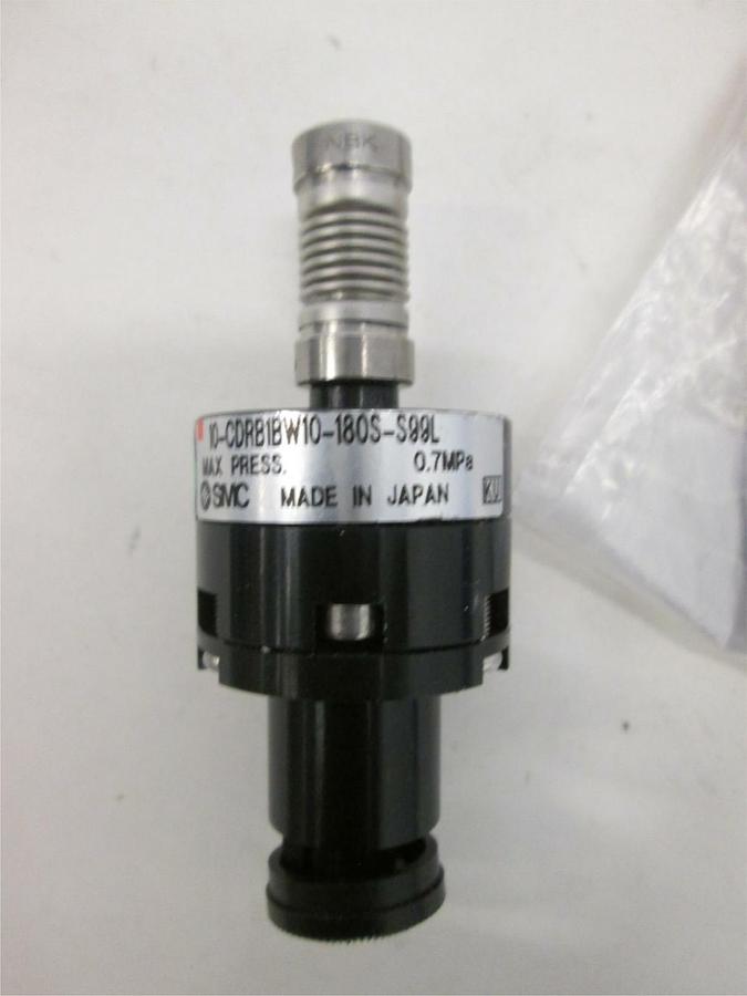 Used SMC, 10-CRB1BW10-180S-S99l, Miniature Rotary Actuator, Used