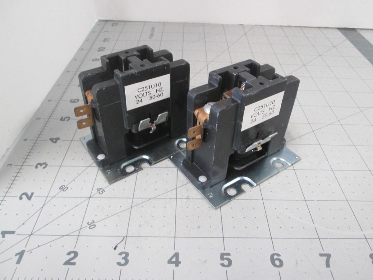 Arrow Hart Contactor C251U10, 24V, 50/60Hz, New, Lot of 2