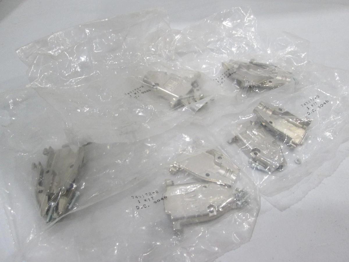 AMP, 745172-2, D-Sub Connector Shell, New, Lot of 5