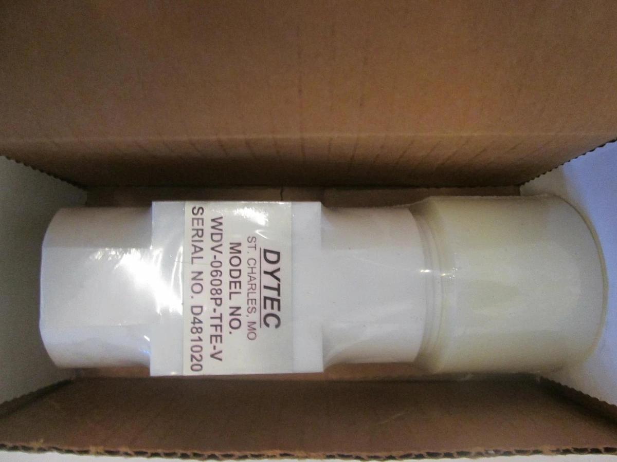 Dytec, Water Drain Valve, WDV-0608P-TFE-V, New, Lot of 2