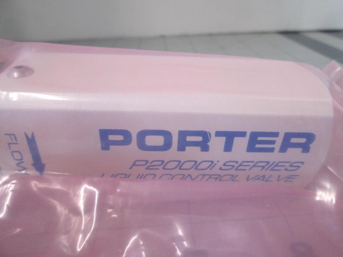 Porter Instruments, P2000I-VL002, Liquid Control Valve, Surface Mount, New