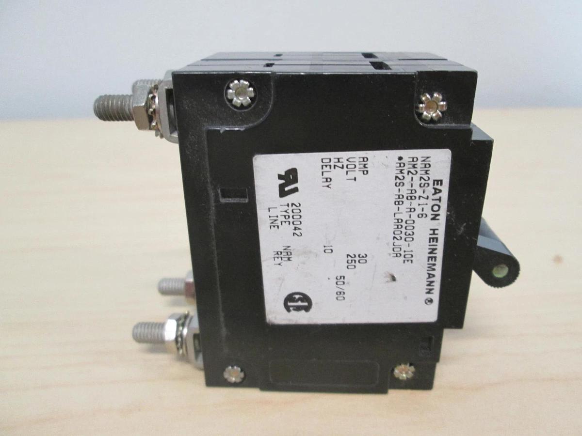 Used Heinemann, AM2-AB-A-0030-10E, 2 Pole Circuit Breaker, 250V, 30A, Used