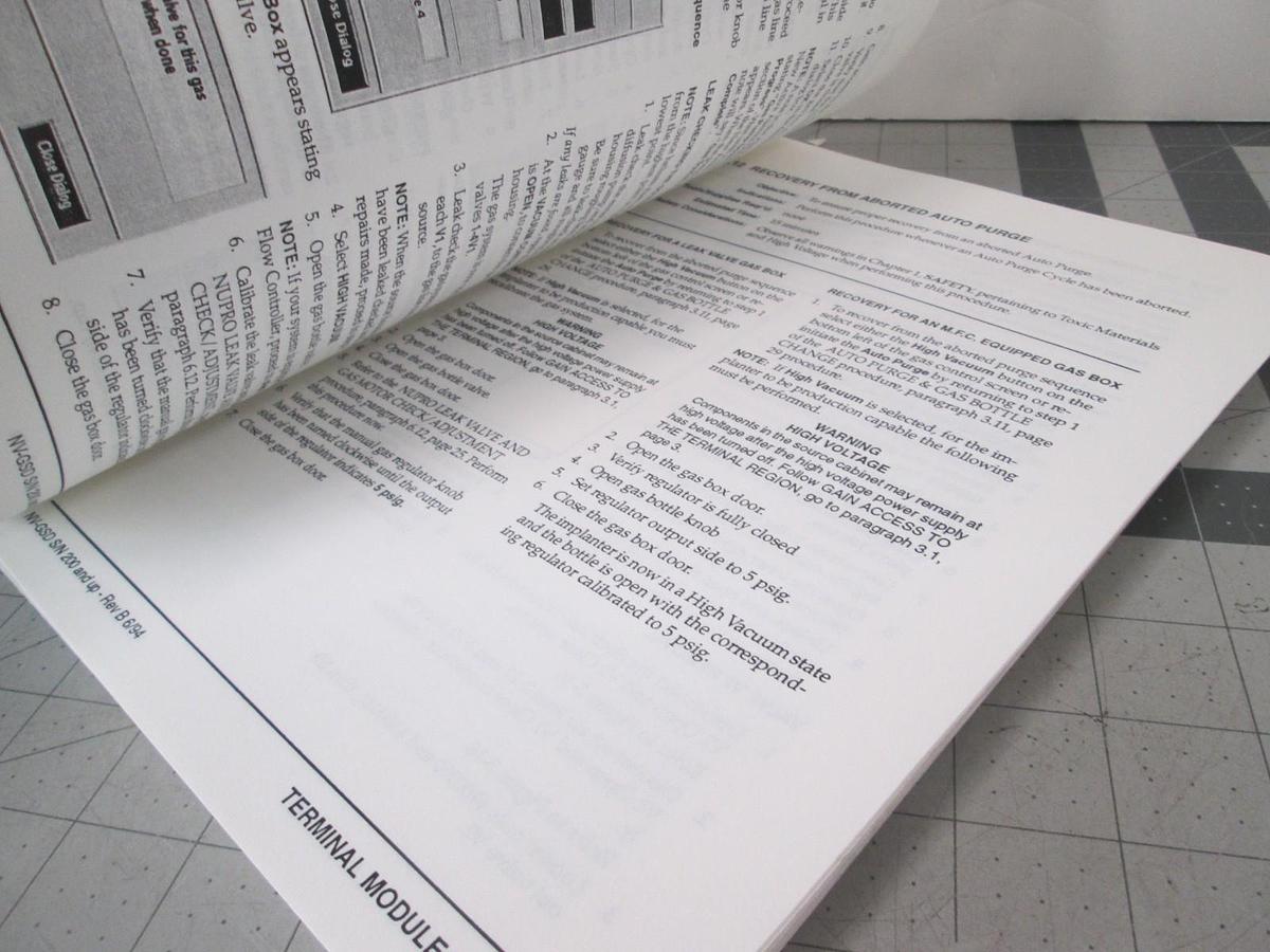 Used Eaton, NV-GSD,200 Series, Preventative Maintenance Guide, REV B, Used