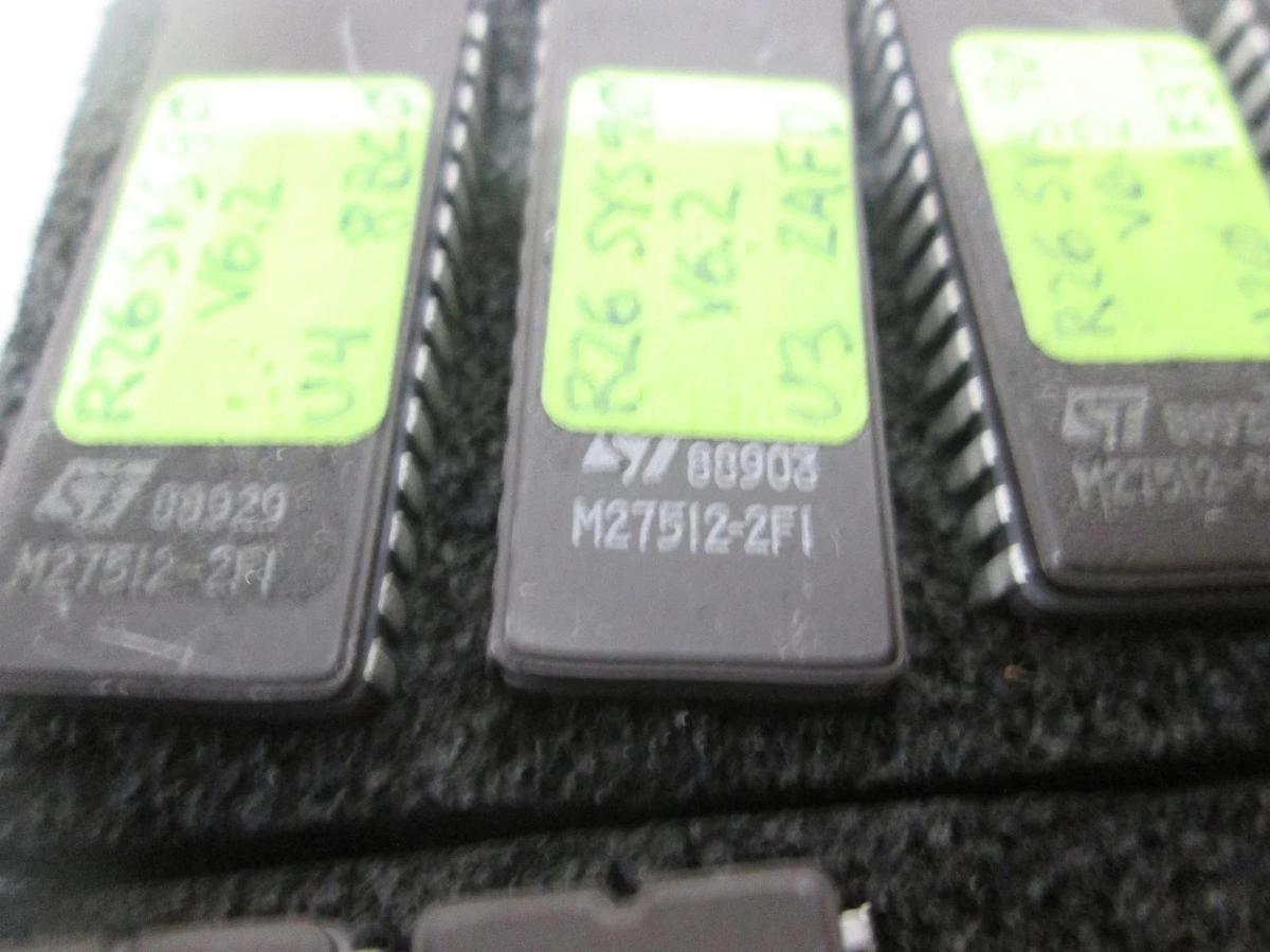 Used Texas Instruments, R26 SYS 90 V6/2, M27512, Integrated Circuit, Used, Lot of 4