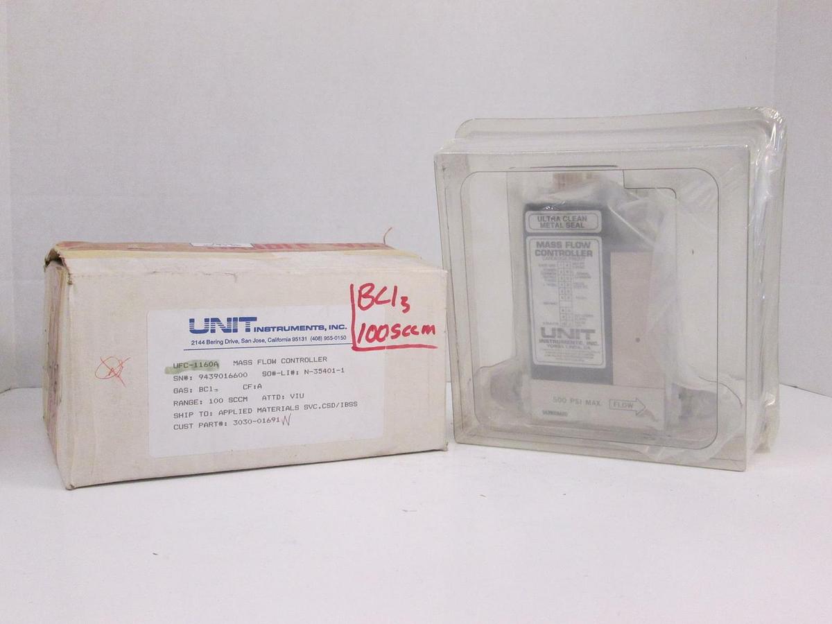Used Unit UFC-1160A Mass Flow Controller, BCL3, 100 SCCM, Refurbished