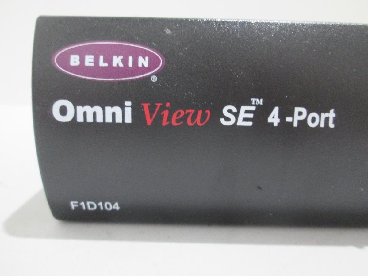 Used Belkin, F1D104, Omni View, SE 4-Port, Used